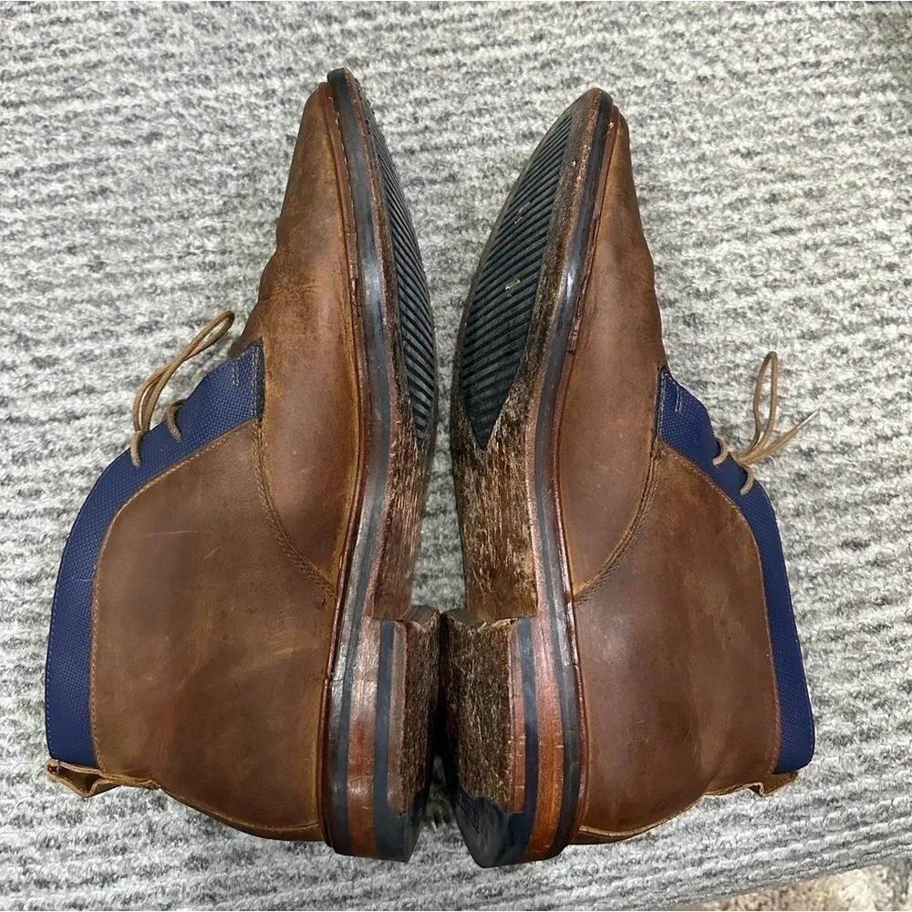 Cole Haan Boots Mens 9.5 Brown Leather Cambridge Chukka Ankle